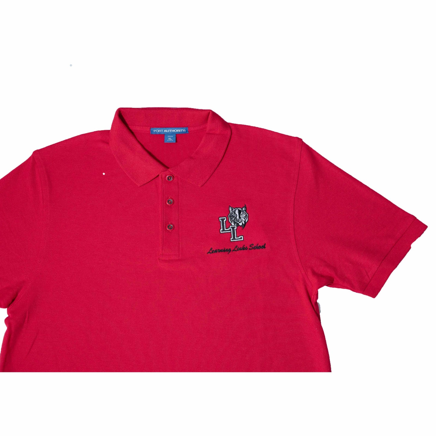 RED POLO SHIRT WITH LOGO