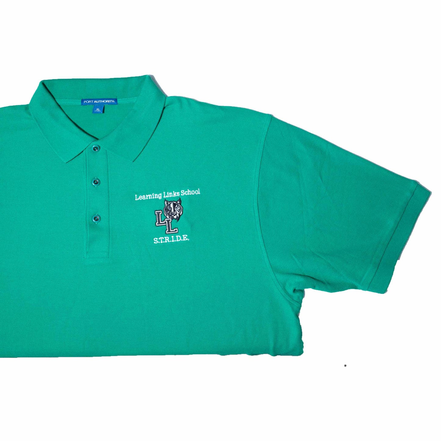 GREEN POLO SHIRT WITH LOGO