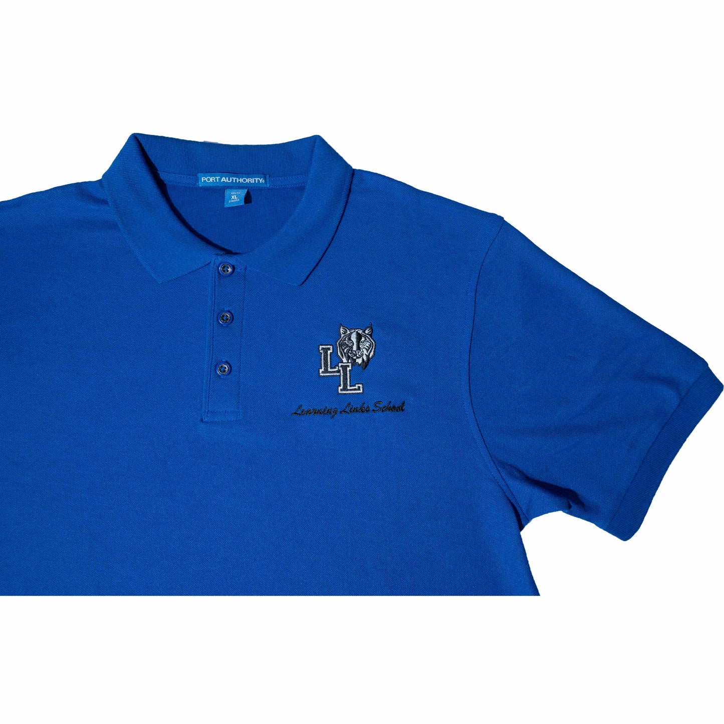 BLUE POLO SHIRT  WITH LOGO