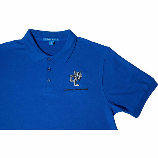 BLUE POLO SHIRT  WITH LOGO