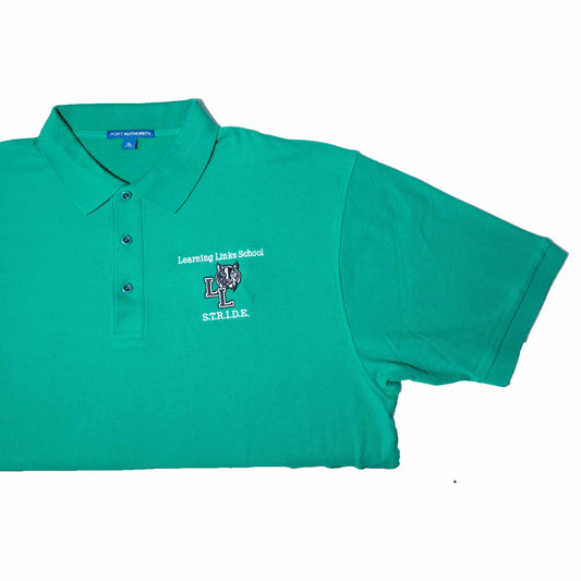 GREEN POLO SHIRT  WITH LOGO